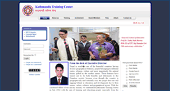Desktop Screenshot of kathmandutrainingcenter.org